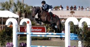 Yvonne riding Palm Sunday